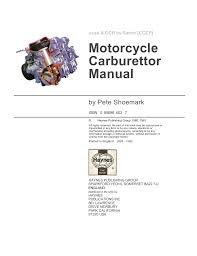 Motorcycle Carburettor Manual Manualzz Com
