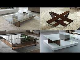 Wooden Centre Table Designs With Glass