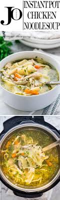 This classic chicken noodle soup is simple to make in less than an hour with ingredients you already have in your pantry. Instant Pot Chicken Noodle Soup Jo Cooks