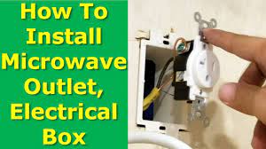 diy how to install microwave oven