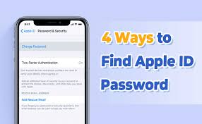 4 ways how to find apple id pword