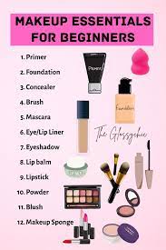 12 makeup essentials for beginners