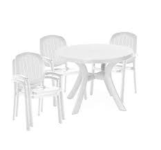 Ponza Classic Dining Set With Plastic