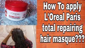 how to apply hair mask spa cream l