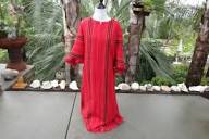 Vintage Arola Finland Wool Dress Pirkko Maki Red Wool 3/4 Sleeves ...