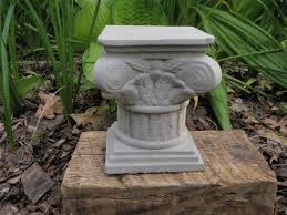 6 Tall Cement Pedestal Garden Concrete