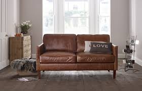 columbus small leather sofa leather sofas
