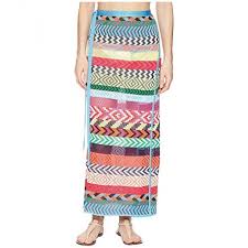 Mary Katrantzou Women Evaris Skirt Fira Stripe Knit Cover Up