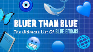 blue emojis