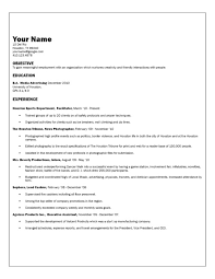 How To Make Your First Resume Best Resume Template Simple Resume