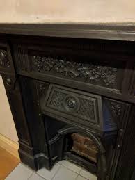 Cast Iron Fireplace Of Paint