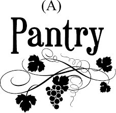 Pantry Door Vinyl Decals Wood Or