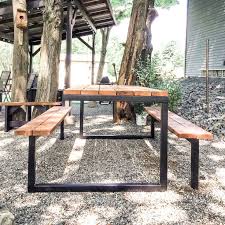 Metal Outdoor Table Picnic Table Plans