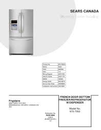 Refrigerator refrigerator pdf manual download. Frigidaire 970 7050 Parts Catalog Pdf Download Manualslib