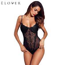 Elover Sexy Lingerie Bodysuit Sleepwear Pron Women See