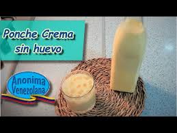 ponche crema venezolano casero y sin
