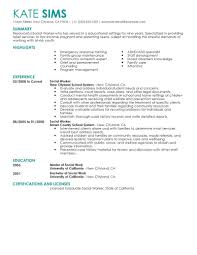A modern resume template work great for jobs in tech, design or startups, but their versatility a professional resume template can work in just about any position where you need to highlight your. Best Social Worker Resume Example Livecareer