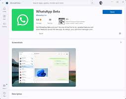 whatsapp beta for windows 10 and 11 is