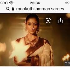 Mookuthi amman, adındaki bir kadın sahte tanrıları ifşa etmek için bir televizyon muhabirini kullanır. Mookuthi Amman Series Viba Sarees Jewellery Facebook