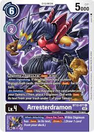 Arresterdramon - Across Time - Digimon Card Game