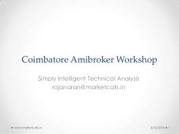 Coimbatore Amibroker Workshop 2014