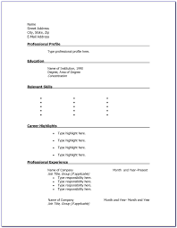 Best resume templates for 2021. Blank Resume Template Printable Vincegray2014