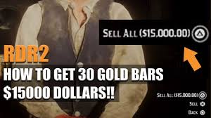 30 gold bars 15000 dollars glitch