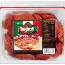 margherita sliced pepperoni 16 oz pack