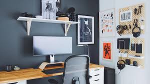 Diy desk that has shelves underneath. Diy Home Office And Desk Tour A Designer S Workspace Workstations