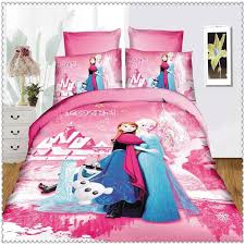 frozen bedding set blue pink twin