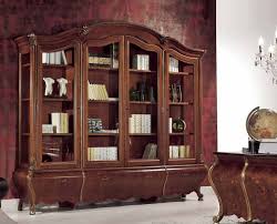 Bookcase With Glass Doors With Wooden