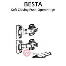 Ikea Besta Soft Closing Push Open Hinge