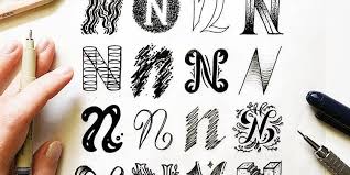 what are the diffe lettering styles