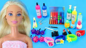 diy miniature barbie doll makeup items