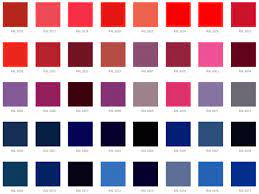 Paint Colour Chart Guide Rawlins