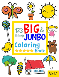 Learn about famous firsts in october with these free october printables. 123 Things Big Jumbo Coloring Book 123 Coloring Pages Easy Large Giant Simple Picture Coloring Books For Toddlers Kids Ages 2 4 Early Learning Preschool And Kindergarten Sally Salmon 9781077588592 Amazon Com Books