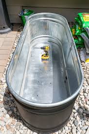 diy stock tank raised garden bed