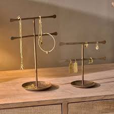 Liman Antique Brass Jewellery Stand
