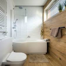 a shower and bath in a small bathroom