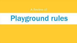 Playground Rules Presentation