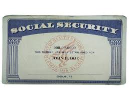 social security card for a newborn