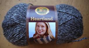 My Empty Nest Lion Brand Heartland Yarn Crochet Scarf
