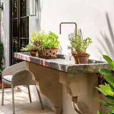 outdoor garden sink design ideas