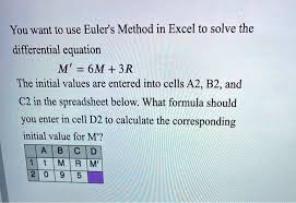 Solve The Diffeial Equation M