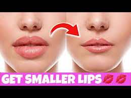 how to get slim small lips naturally