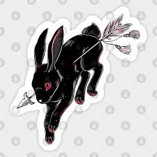 Dark Bunny Black Rabbit Dead Hare