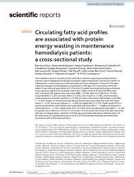 Hoe and ahmad zaki lawyer firm alor star •. Pdf Circulating Fatty Acid Profiles Are Associated With Protein Energy Wasting In Maintenance Hemodialysis Patients A Cross Sectional Study