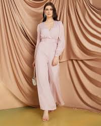 pink jumpsuits playsuits for women