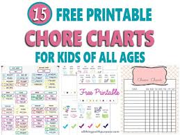 15 c chart for kids printables