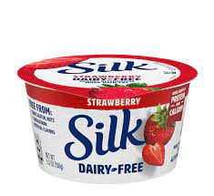 strawberry soy dairy free yogurt